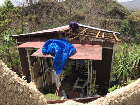 10-21-2017 Destroyed house in Adjuntas 2