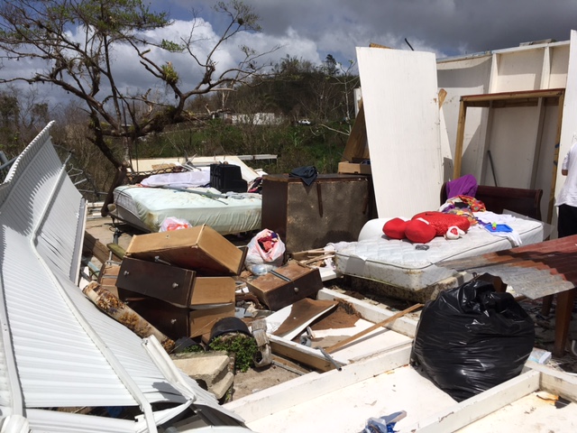 10-21-2017 Destroyed house in Adjuntas 4