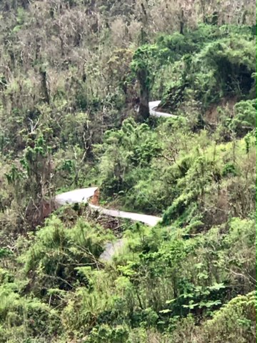 10-28-2017 Very curvy roads are typical of the region.