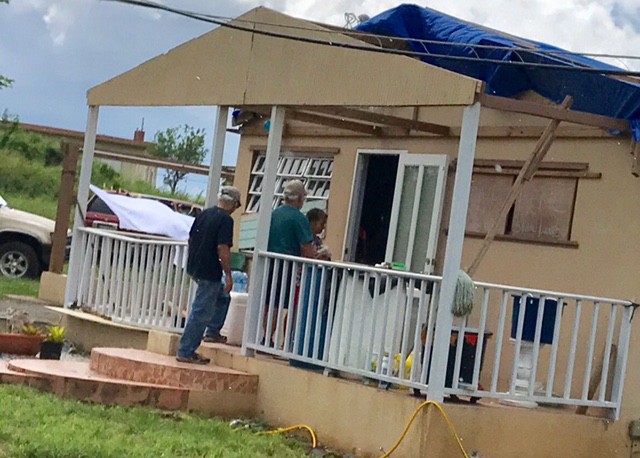 11-5-2017 Delivery in Barrio Boquillas, Manatí municipality